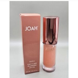 JOAH. Bellini Top It Off Pkumping Lip Oil Coral. New In Box